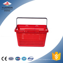 Wholesale One Handle Supermarket Shopping Plastic Baskets
